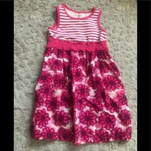 Striped/Floral Dress